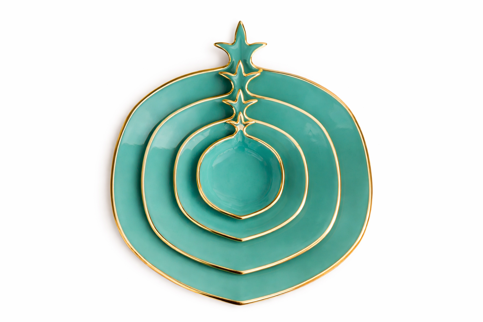Pomegranate Ceramic Plate