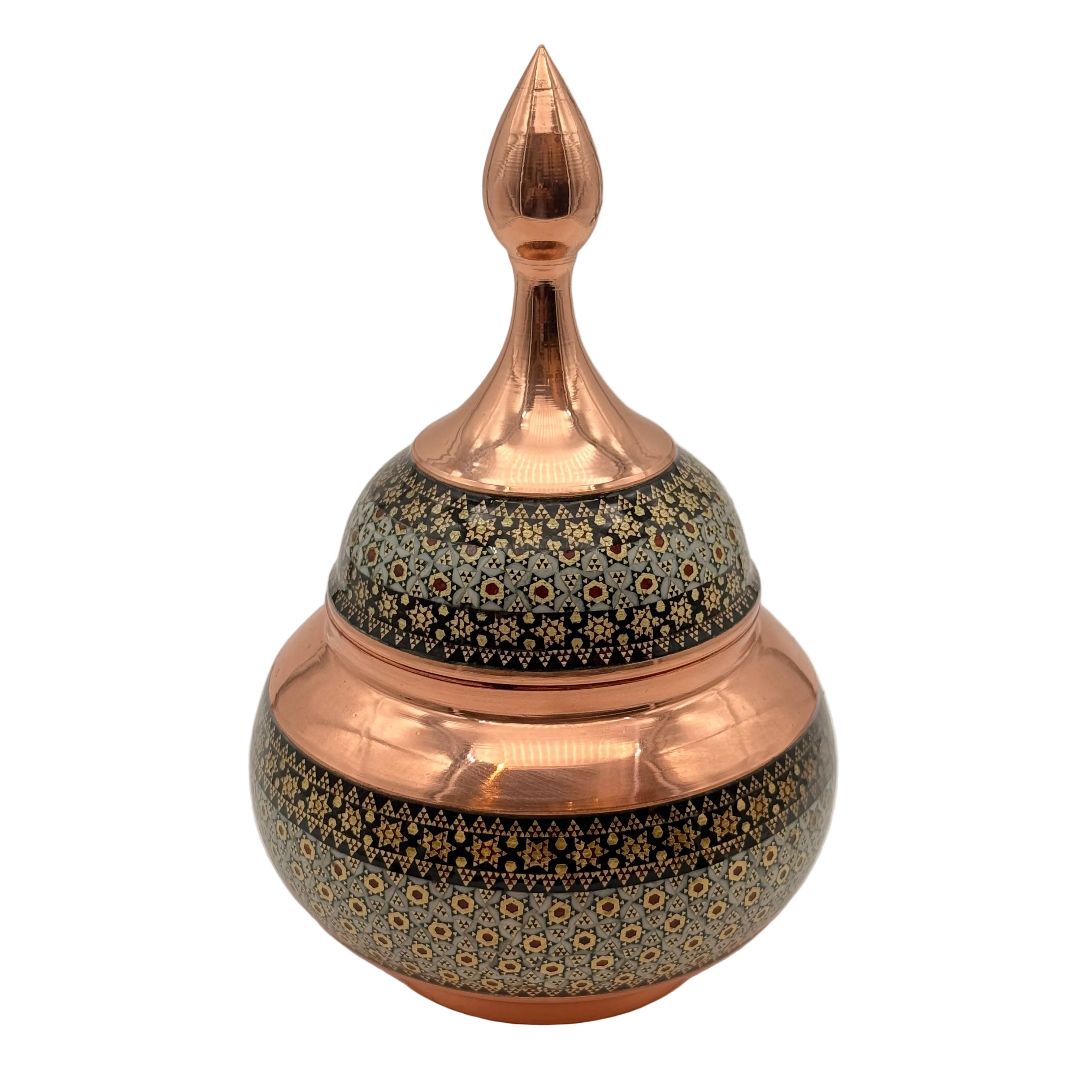 Copper &Khatam Candy Dish