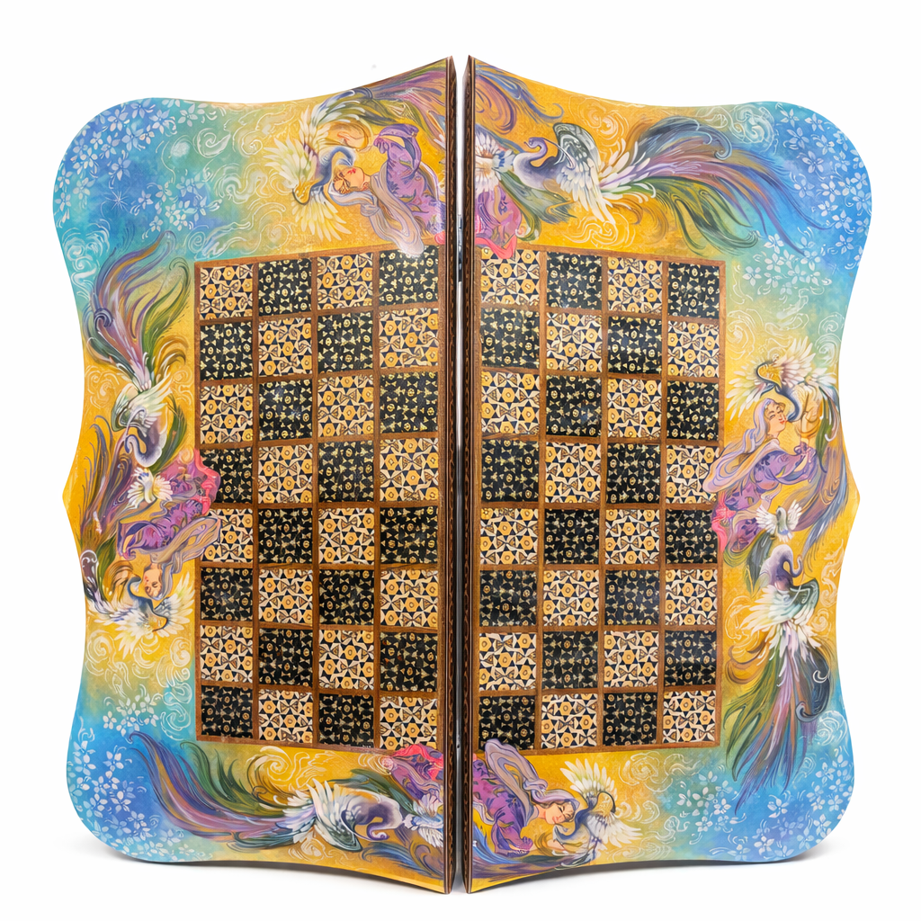 Khatam Inlay Backgammon