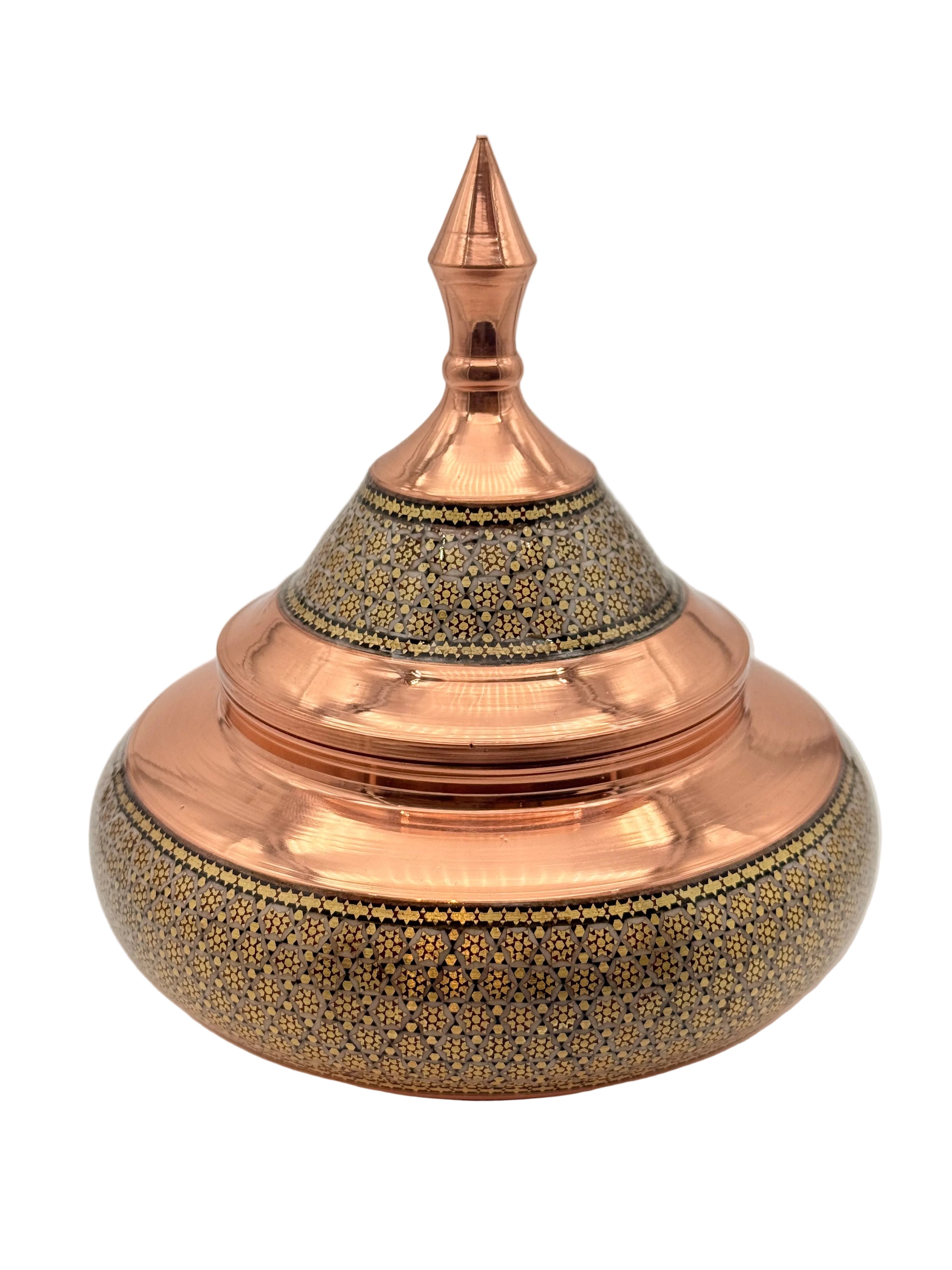 Copper &Khatam Candy Dish