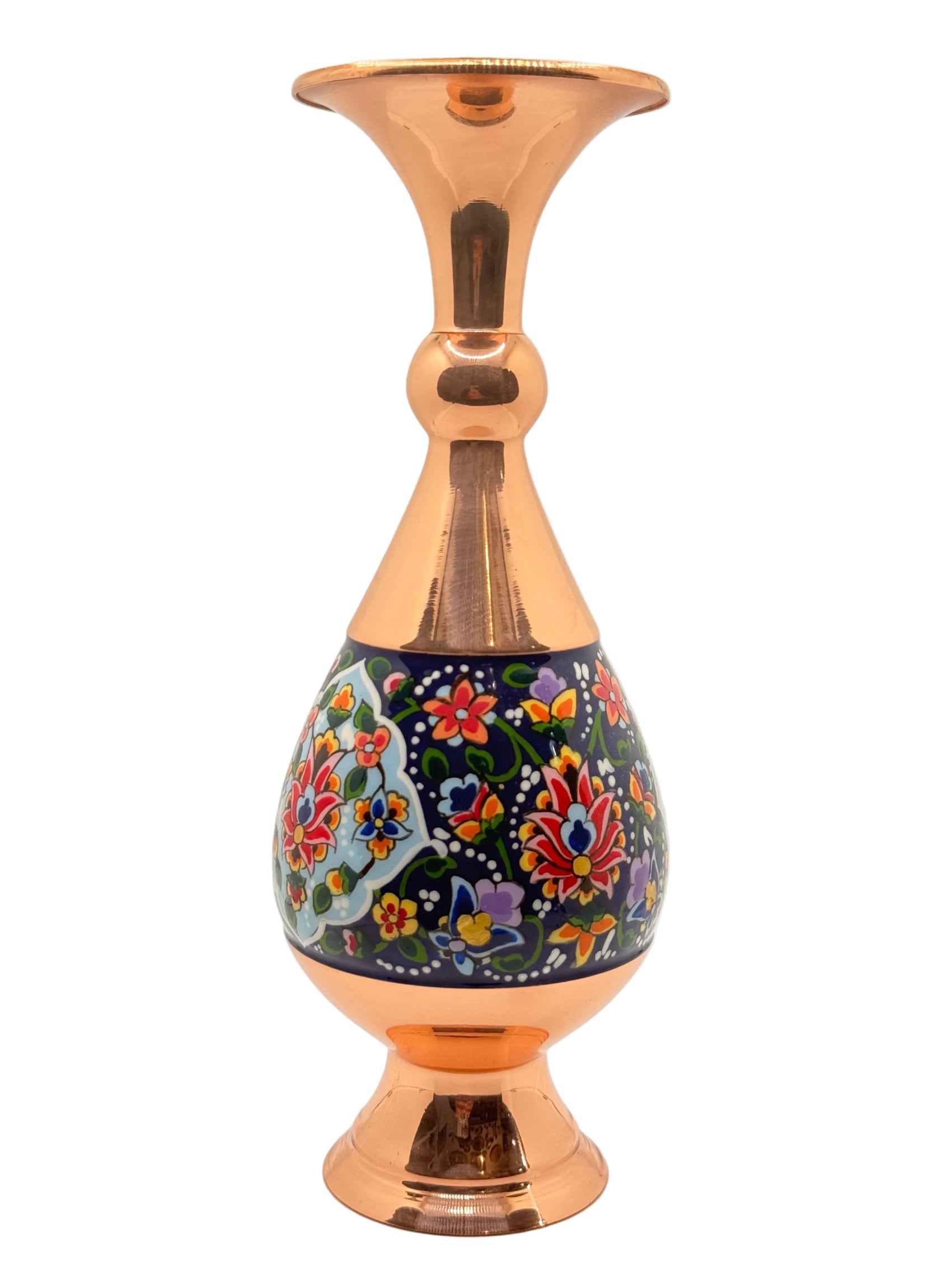Copper vase Hand-Painted