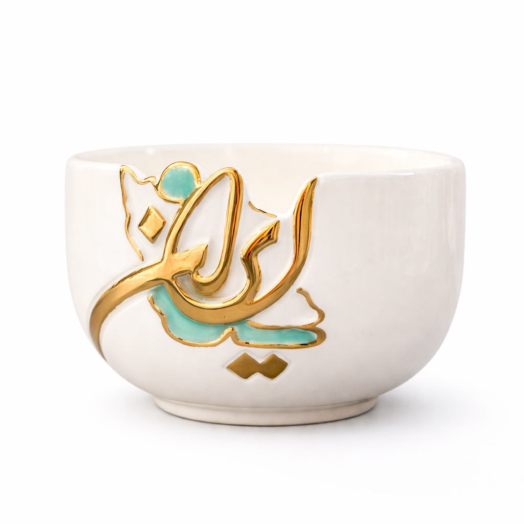 Calligraphy Ceramic Bowl