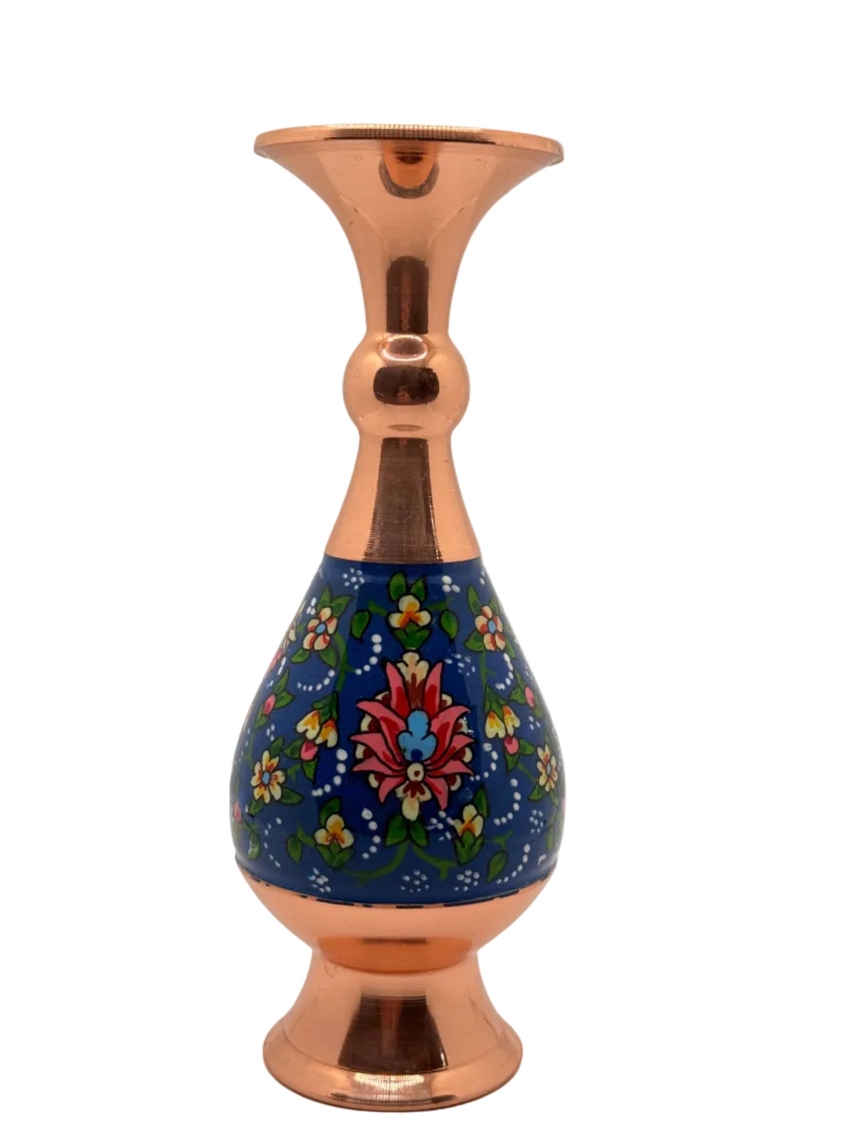 Copper vase Hand-Painted