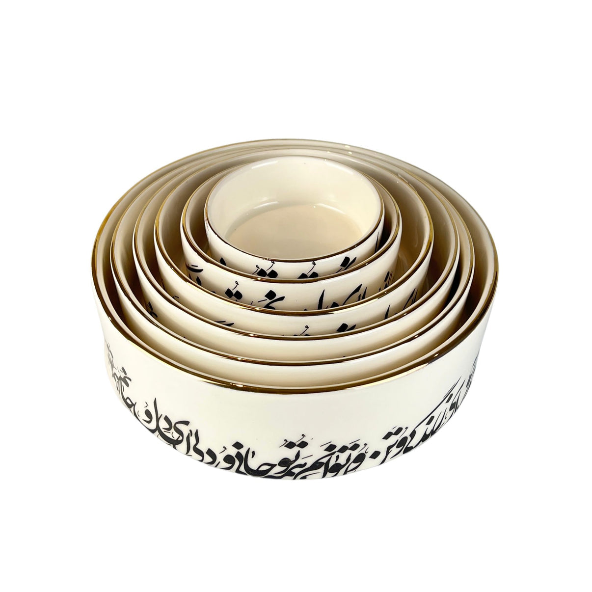 Calligraphy Ceramic Bowl