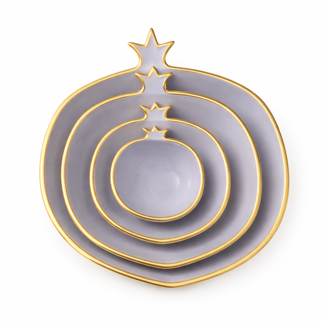 Pomegranate Ceramic Plate