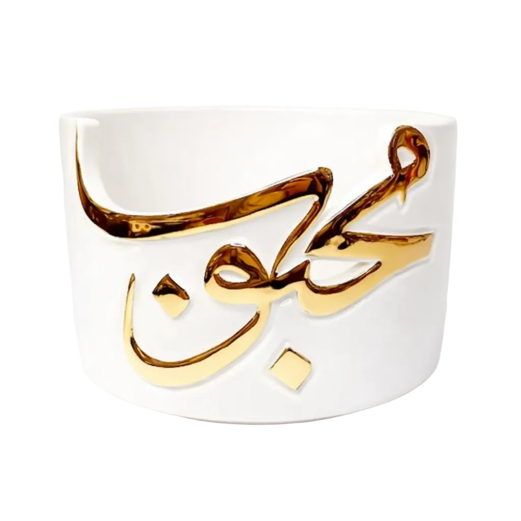 Calligraphy Ceramic Bowl